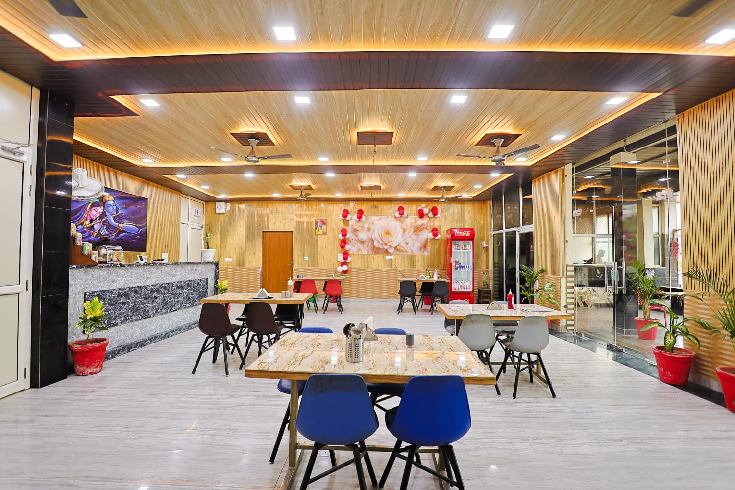 Madhav Food Caters dining area