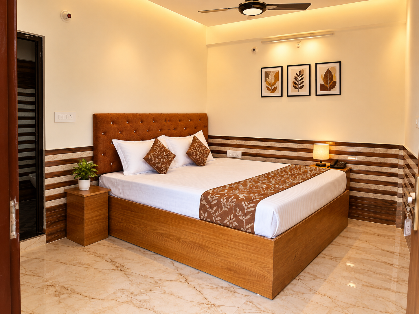 Madhav Villas double bed room